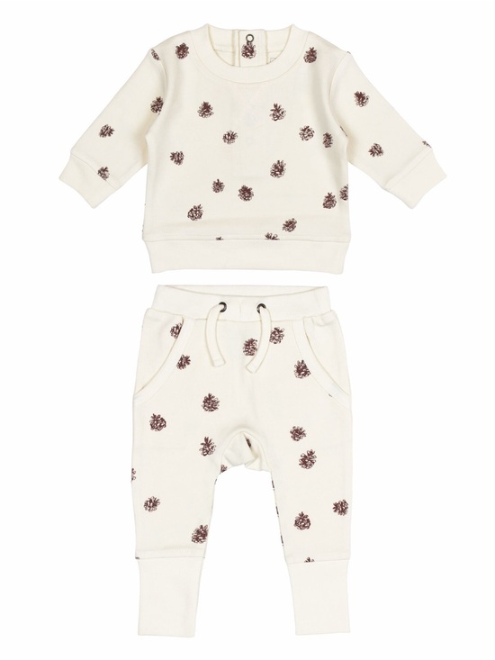 L'ovedbaby Other - 6-9m NWT L’ovedbaby Sweatshirt & Jogger Set- ButterCream